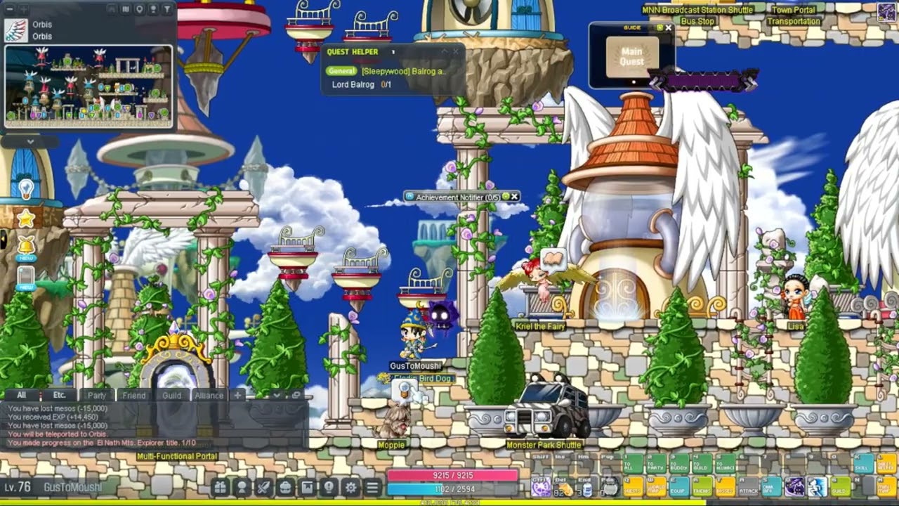 Adiós Sleepywood, ¡hola Orbis! / El Reto del Battle Mage: Maplestory Global Parte 31