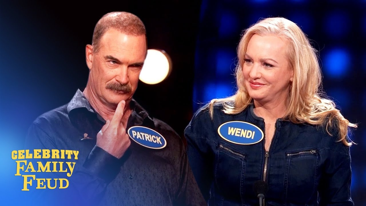 Patrick Warburton grew this for Steve Harvey! | Celebrity Family Feud