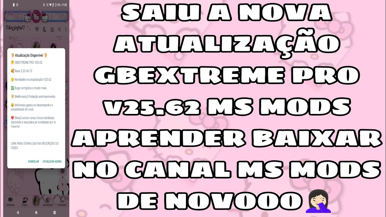 🆕😎GBEXTREME PRO V25.62 MS MODS SAIU NOVA ATUALIZAÇÃO APRENDER BAIXAR NO CANAL MS MODS DE NOVO🤦🏻‍♀️