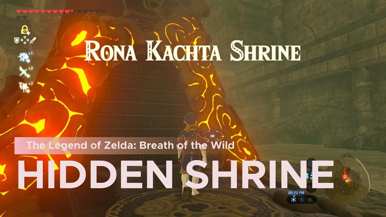 How to Enter the Forgotten Temple for Rona Kachta Shrine in Zelda: Breath of the Wild