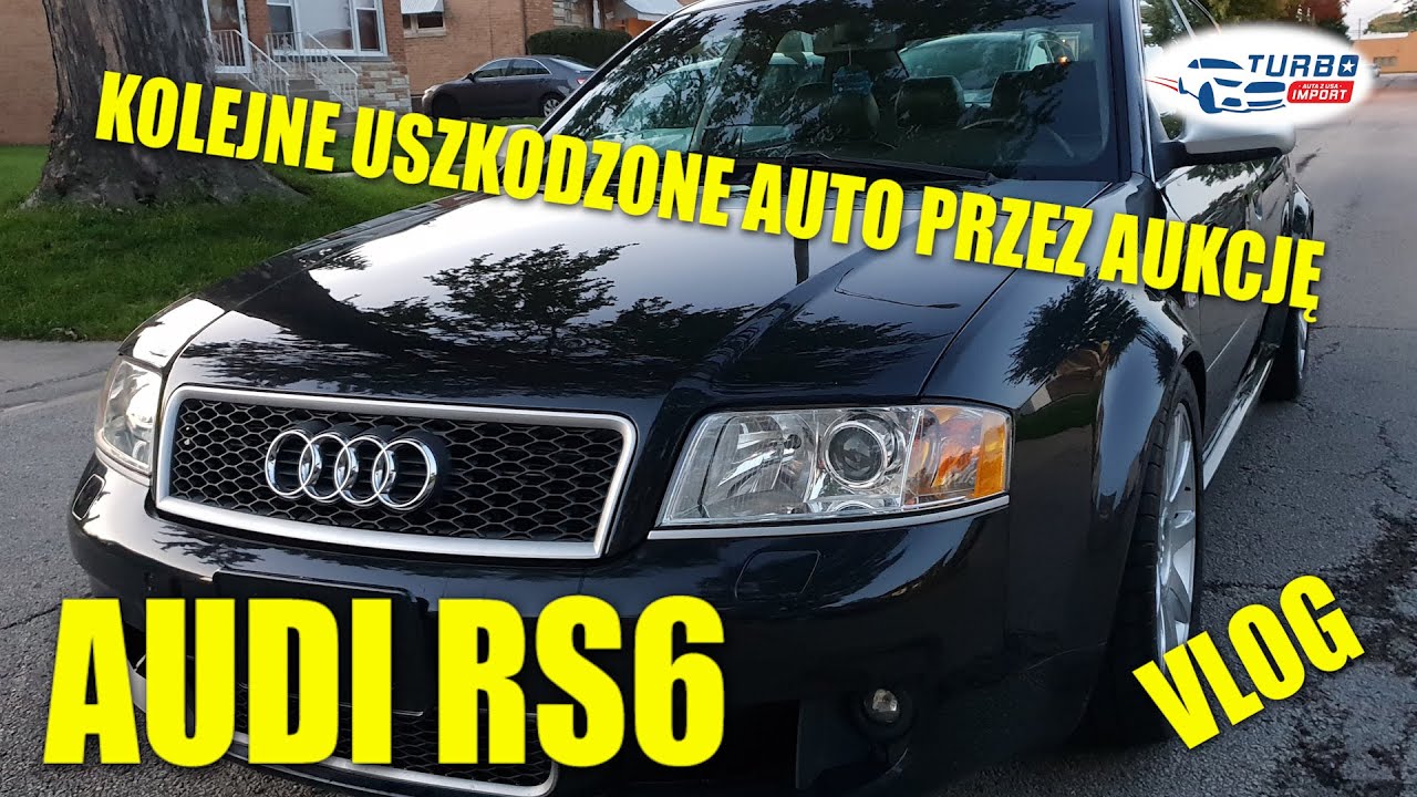 Audi RS6 C5 - Kolejne uszkodzone auto przez aukcję