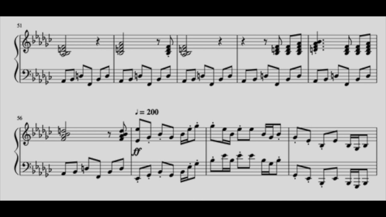 Luigi's Mansion 3: Amadeus Wolfgeist's Performance, piano sheets