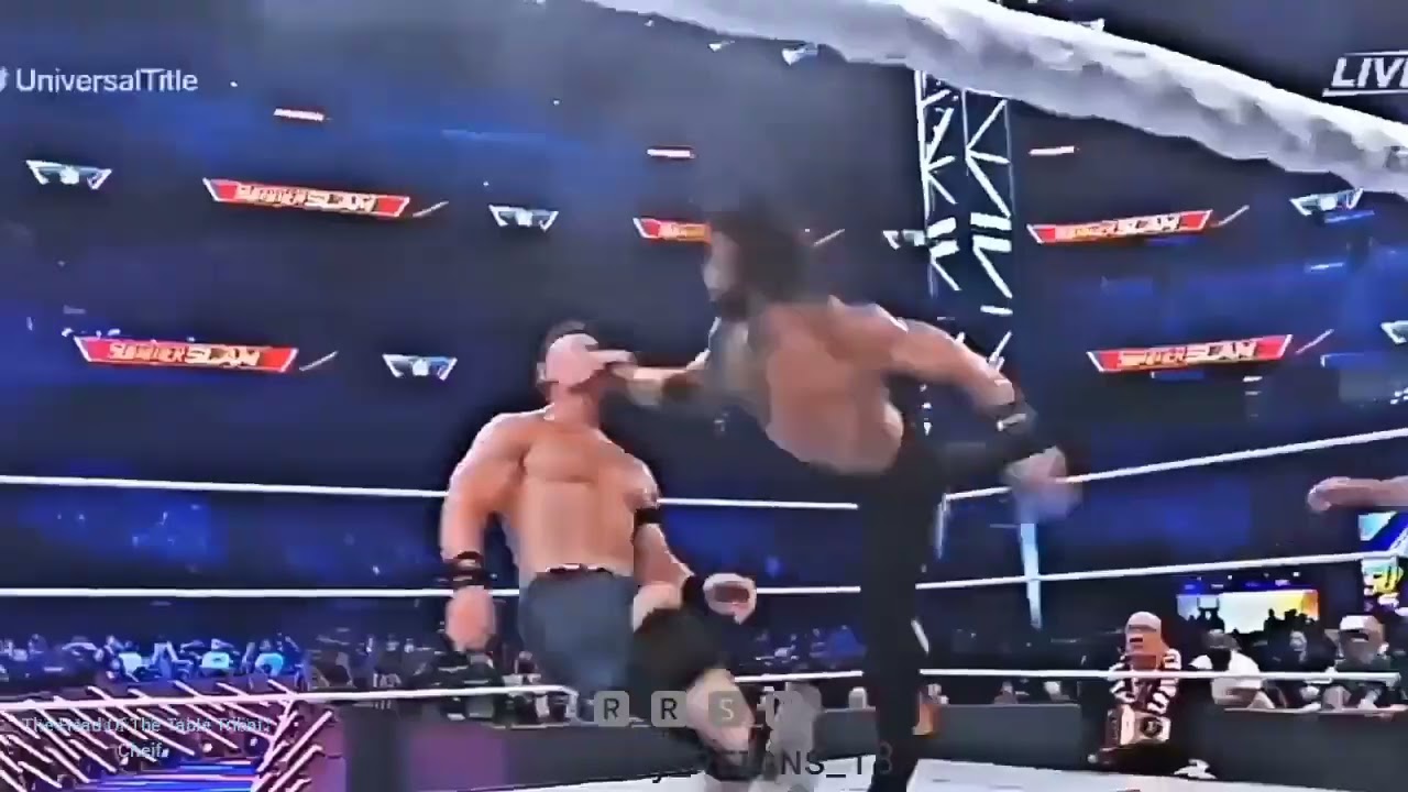 WWE Roman Reigns Head Of The Table Tribal Cheif Tribute Headlights 2022 HD