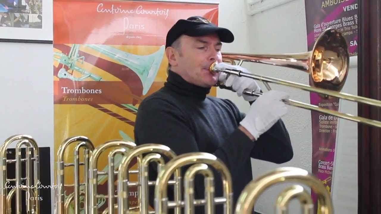 Jacques Mauger testing AC 440 Trombones at the Antoine Courtois Factory | Antoine Courtois Paris