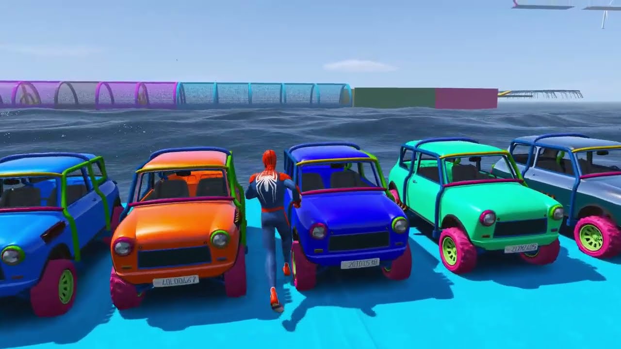 الرجل العنكبوت انقاذ باتمان Spider-Man Rescue batman vs iron man vs venom funny Game GTA 5 superhero