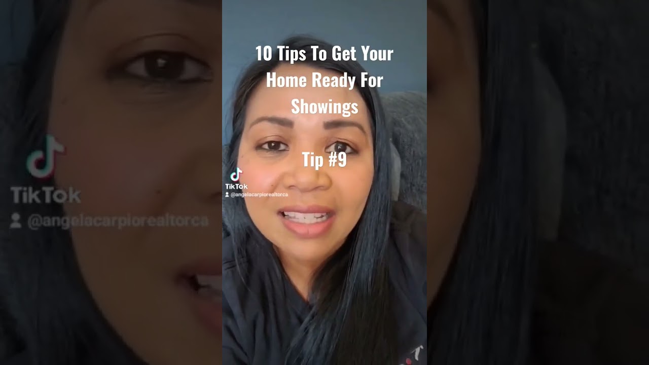 10 Tips To Get Your Home Ready For Showings -- Tip #9 -- #angelacarpiorealtor