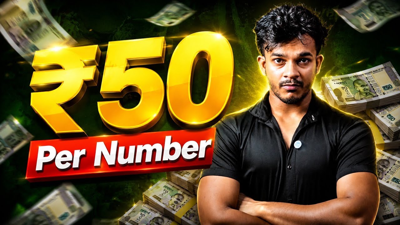 New Earning App Today 2026 | ₹50 Per Number Offer Explained | Full Process