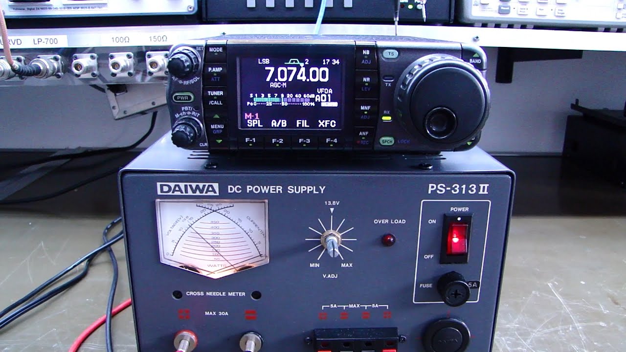 ALPHA TELECOM: REVISÃO GERAL e ALINHAMENTO ICOM IC-7000 e FONTE DAIWA PS-313II