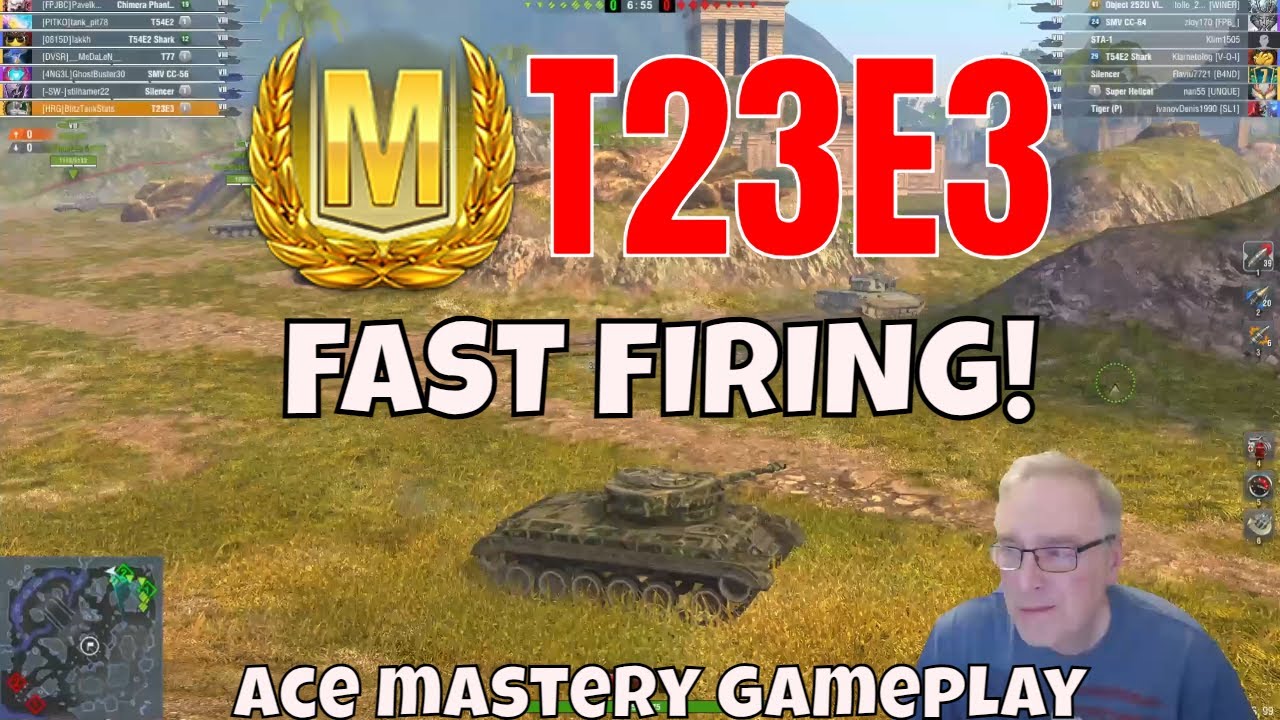 T23E3 Ace Mastery F2P Ratings Battle #wotb #wotblitz