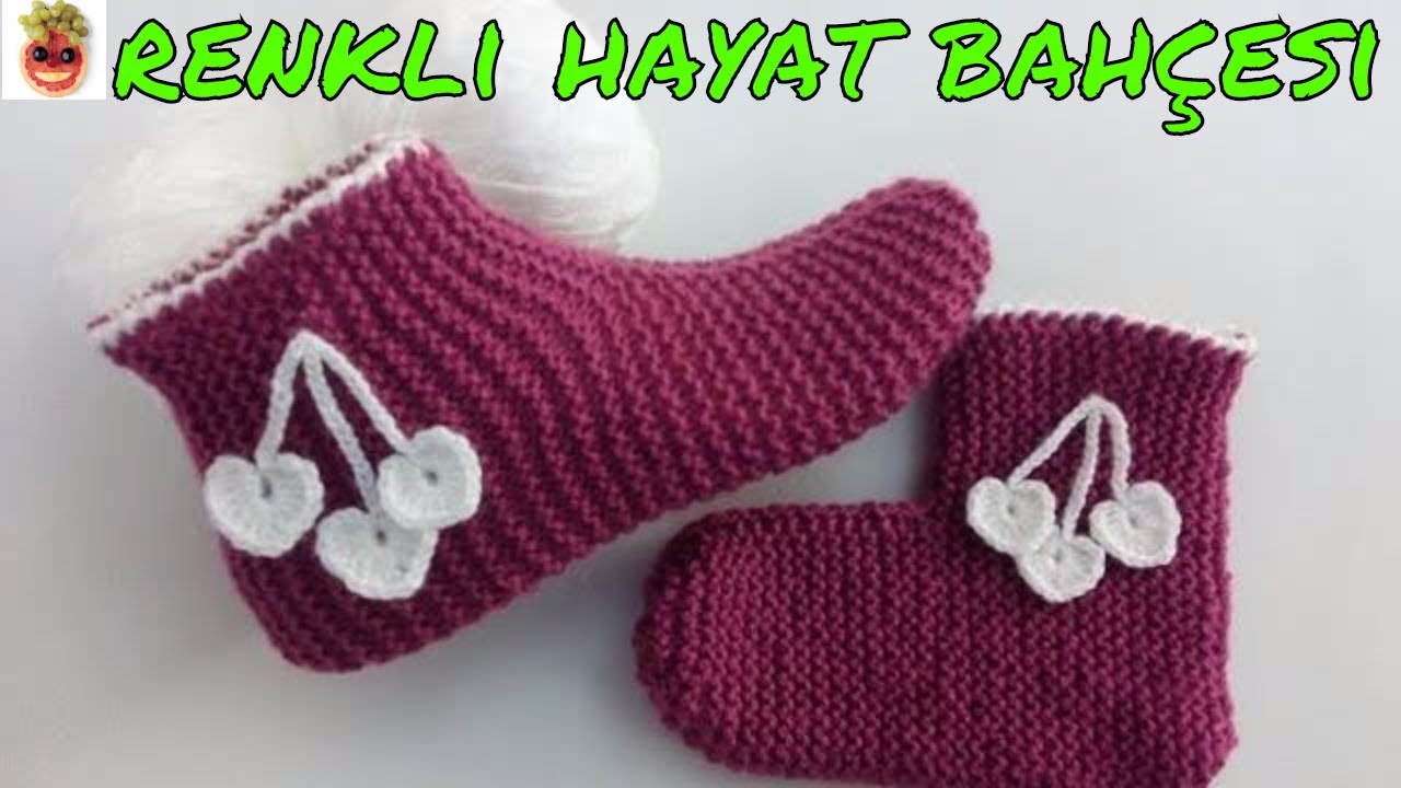 Çok Kolay Bot Patik Modeli  -  Anlatımlı Yapılışı -  Örgü Dantel Oya El İşi