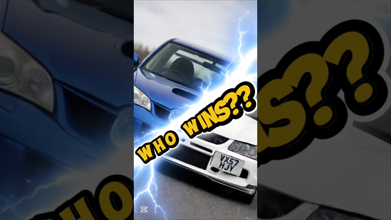 🔥 EVO 9 vs  WRX STI - Two rally legends #Evo #WRXSTI #EvoVsSTI #JDMCars #RallyLegends #TurboAWD