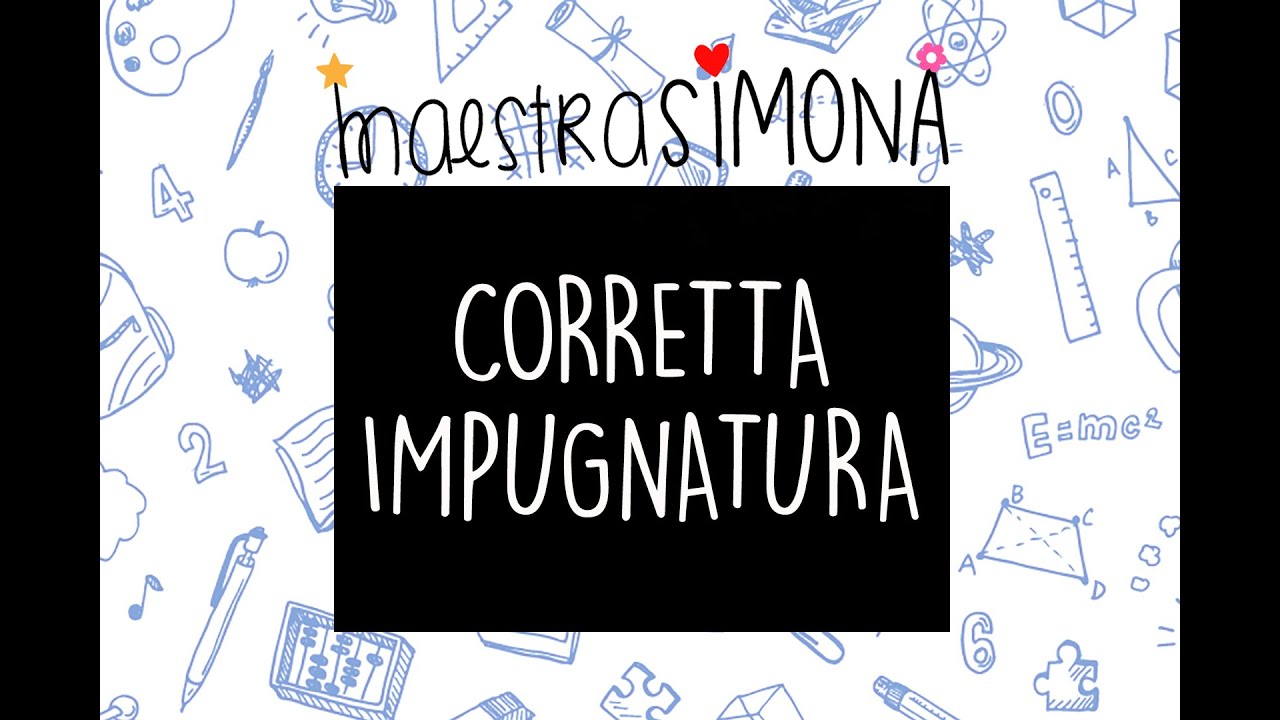 Corretta impugnatura e pregrafismo