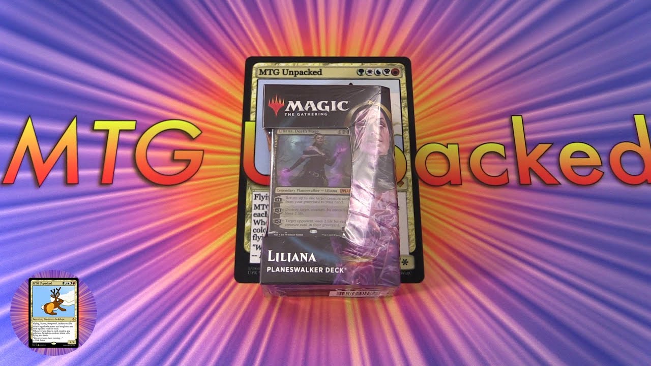 Core Set 2021 Liliana Planeswalker Deck Unboxing - EPIC PULL!