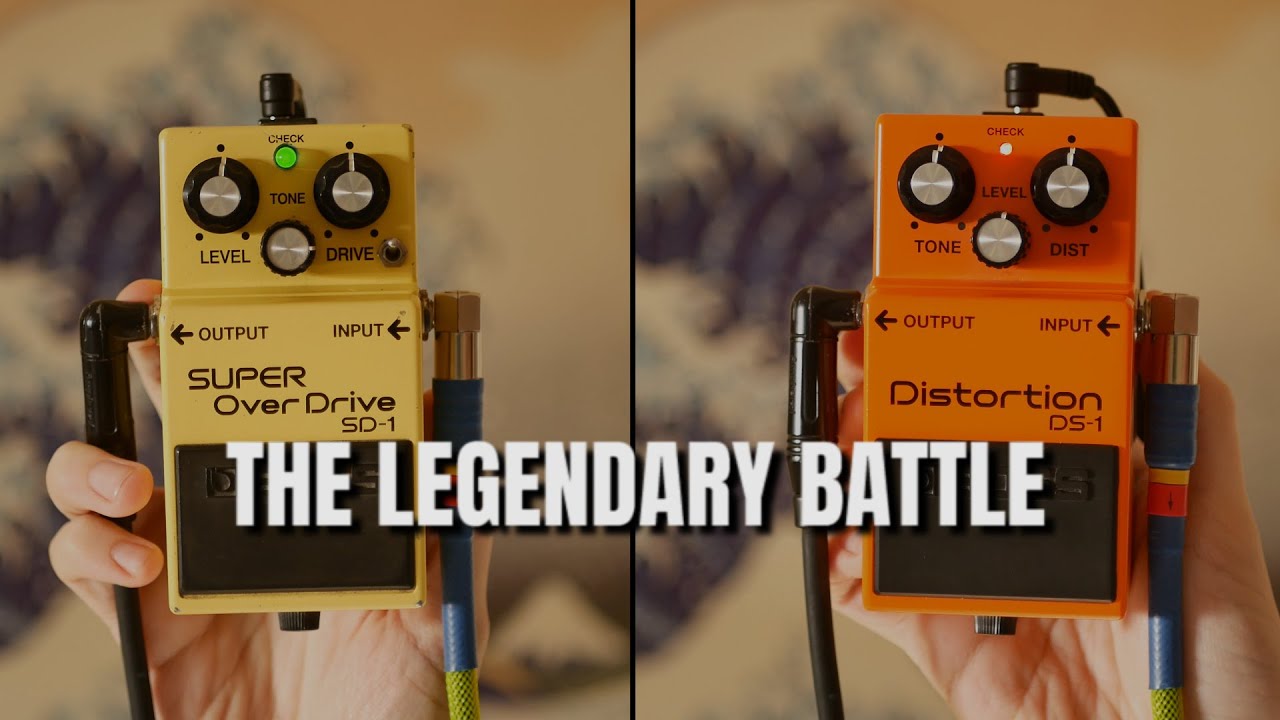 BOSS DS1 VS BOSS SD1 - No talking