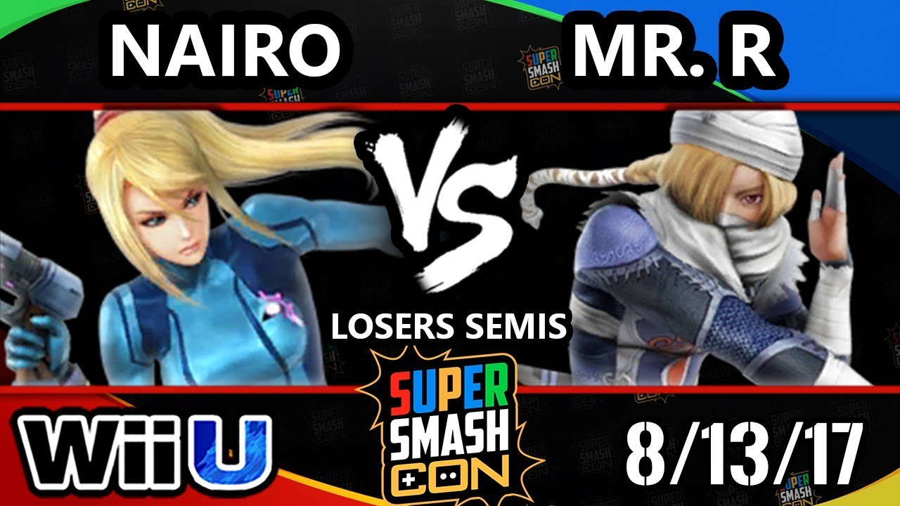 Smash Con 2017 Smash 4 - NRG | Nairo (ZSS) Vs. BC | Mr. R (Sheik) Wii U LS