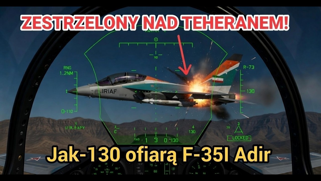 F-35 zestrzelił irański Jak-130… ale czy na pewno w walce powietrznej?