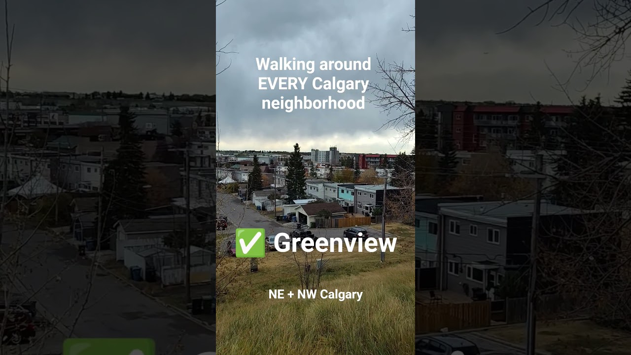 WALKING EVERY CALGARY NEIGHBORHOOD: Greenview #calgary #walkingyyc #calgaryneighborhoods #yyc #cnek