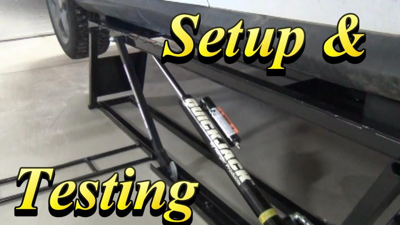 Quick Jack BL-5000SLX Setup & Testing