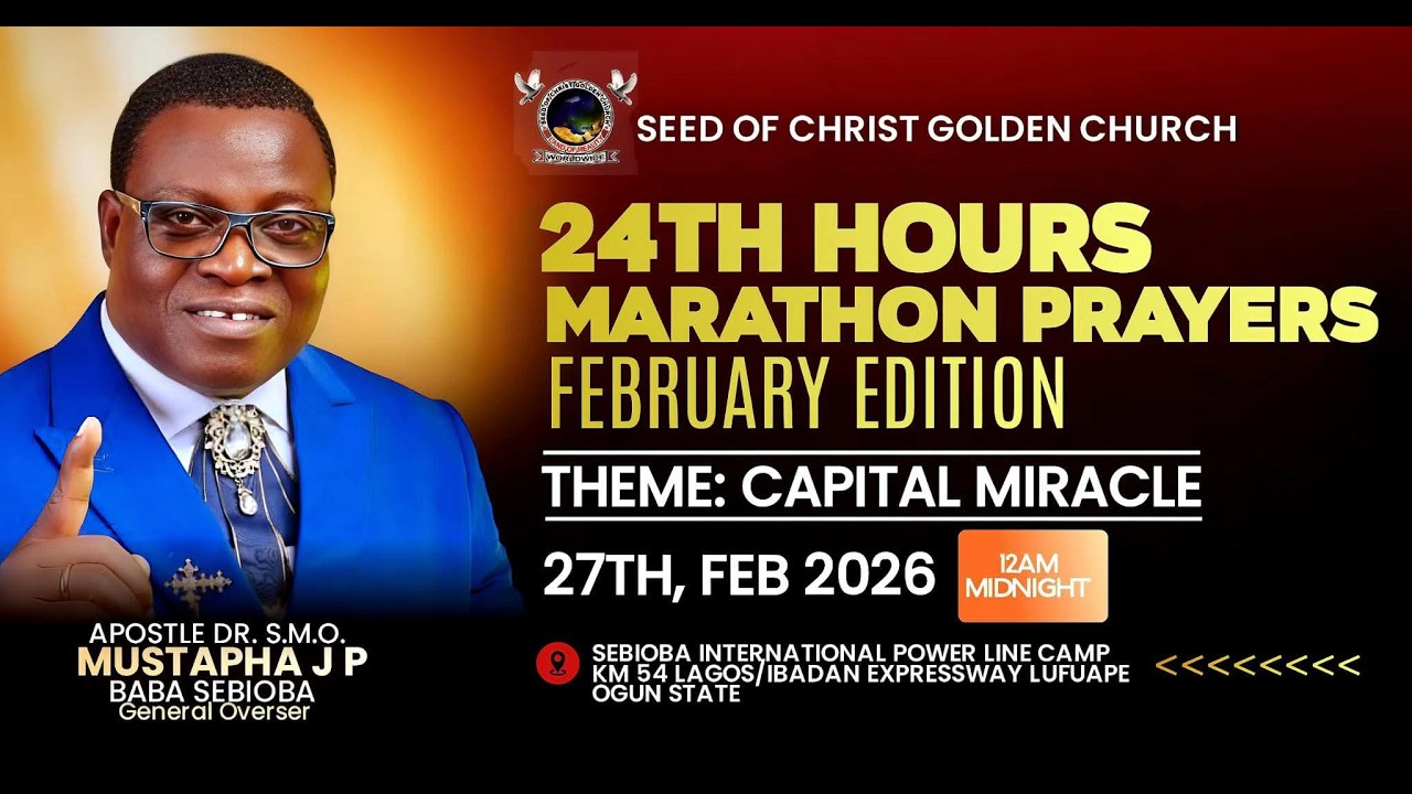 24HOURS WITH GOD MARATHON PRAYER (FEBRUARY EDITION )