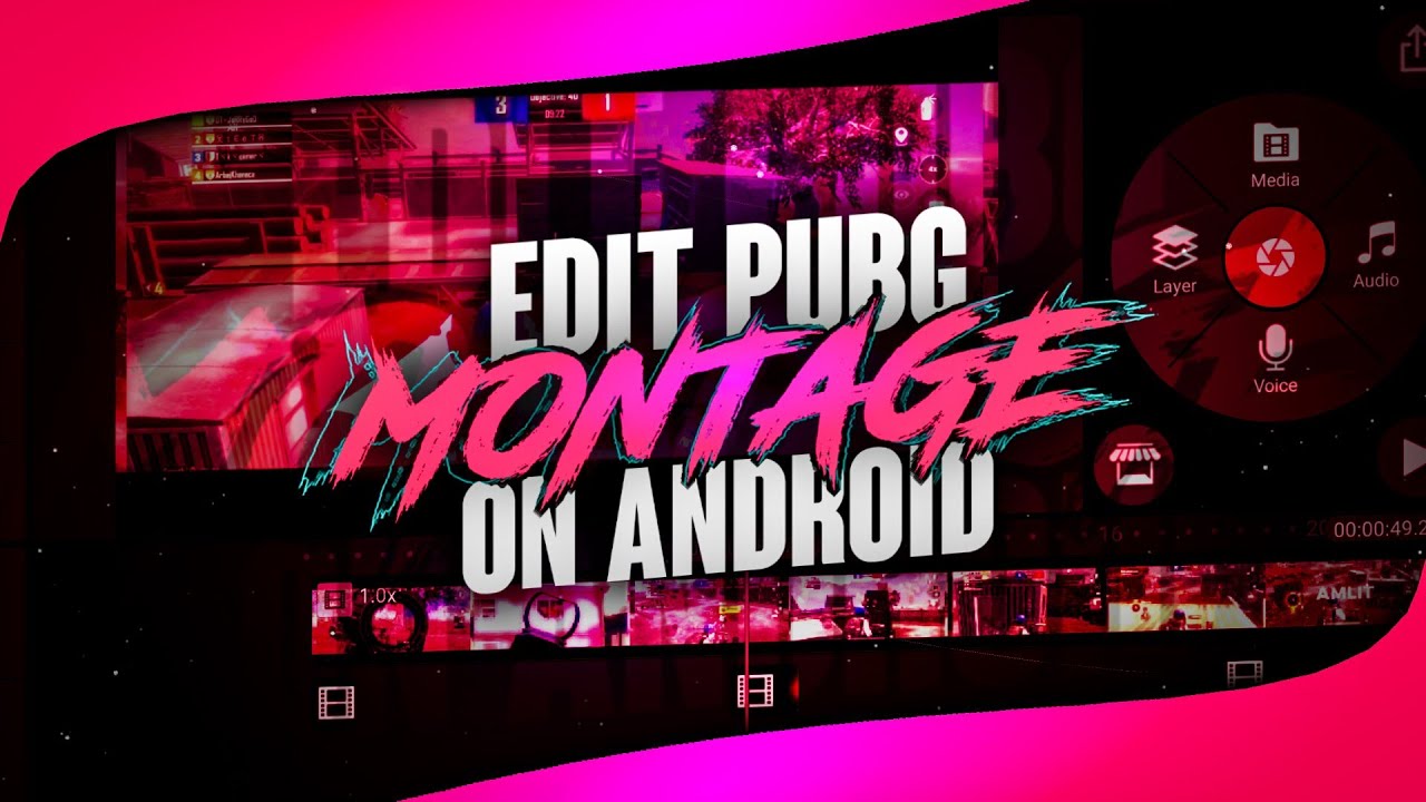 Edit ur PUBG montages on android | Basic montages + beatsync tutorial | Kinemaster