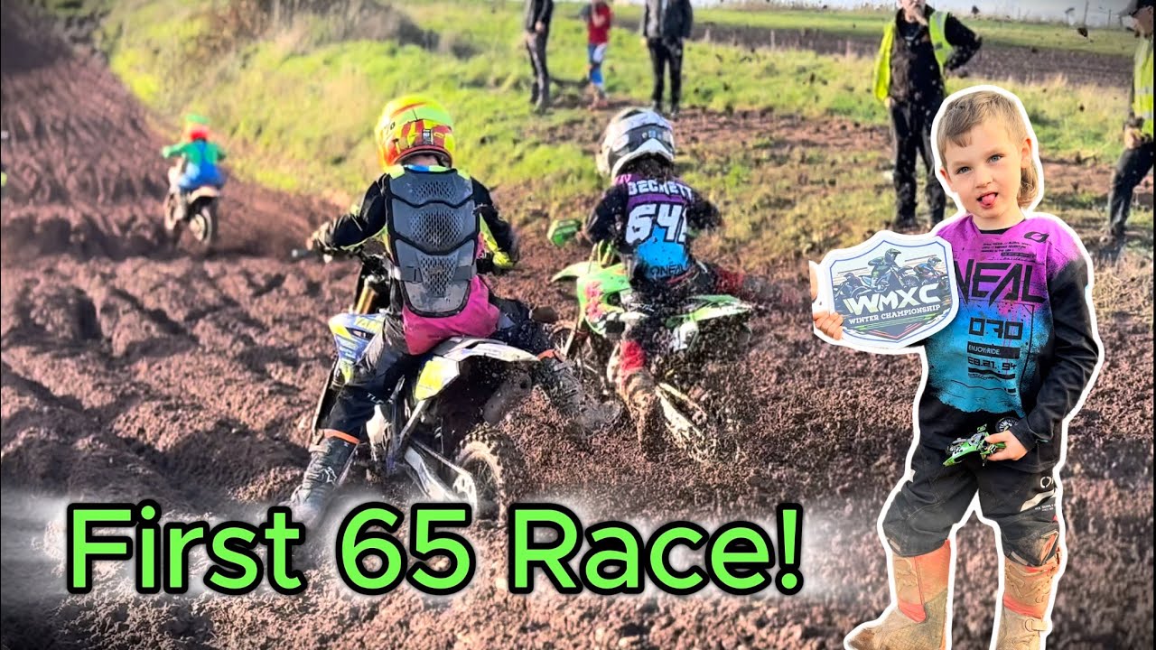 MY FIRST MOTOCROSS RACE ON MY NEW 65cc DIRT BIKE!