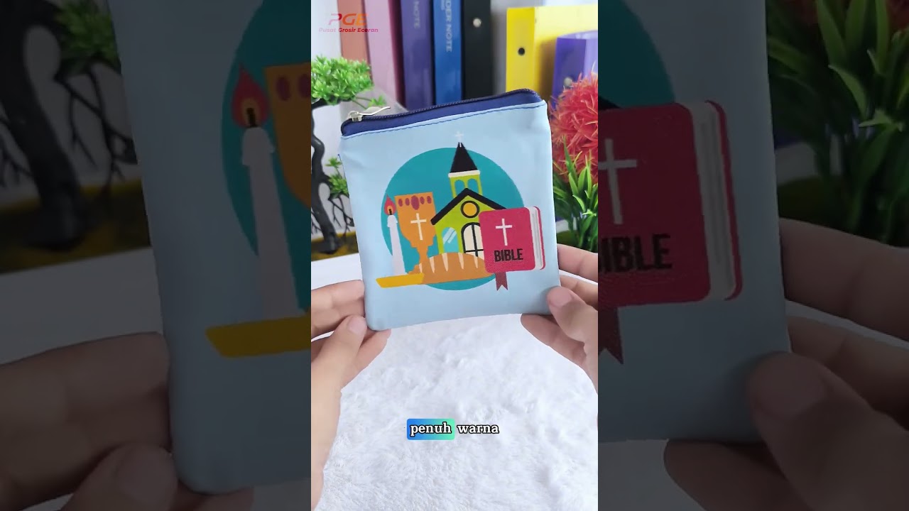 Wallet Seri Paskah Easter Dompet Souvenir Passover Day Gereja Sekolah Minggu Hadiah Gereja Paskah