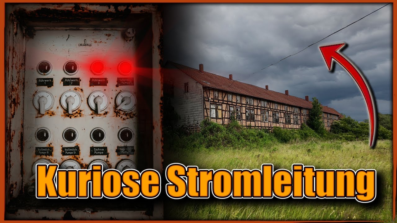 Kuriose Stromleitung – Verlassene Molkerei mit Disco & Strom