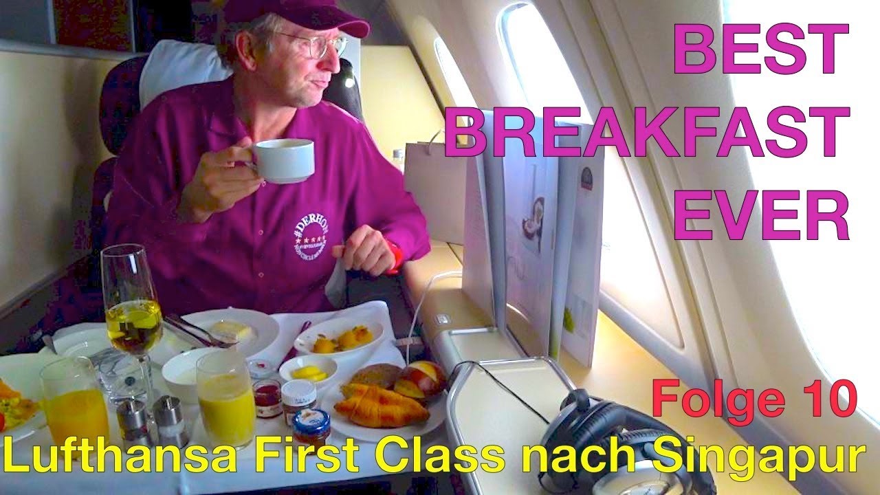 Lufthansa First Class (Frankfurt nach Singapur) Der HON Circle #lufthansa #lufthansa380 #honcircle