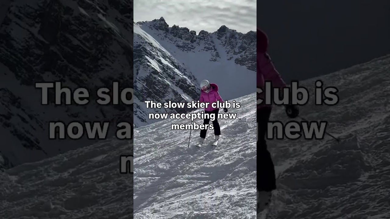 Slow Skiers Club #skiing #ski #skilife