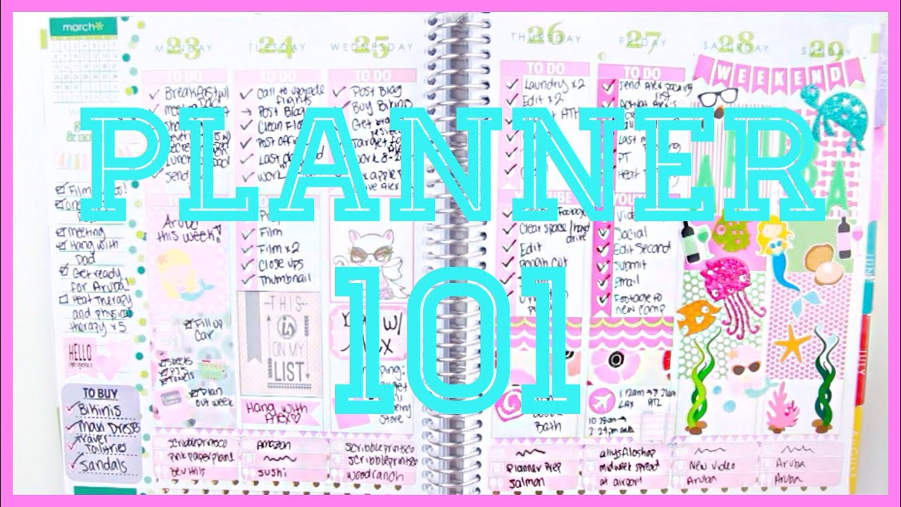 Planner 101: Intro to Glam Planning