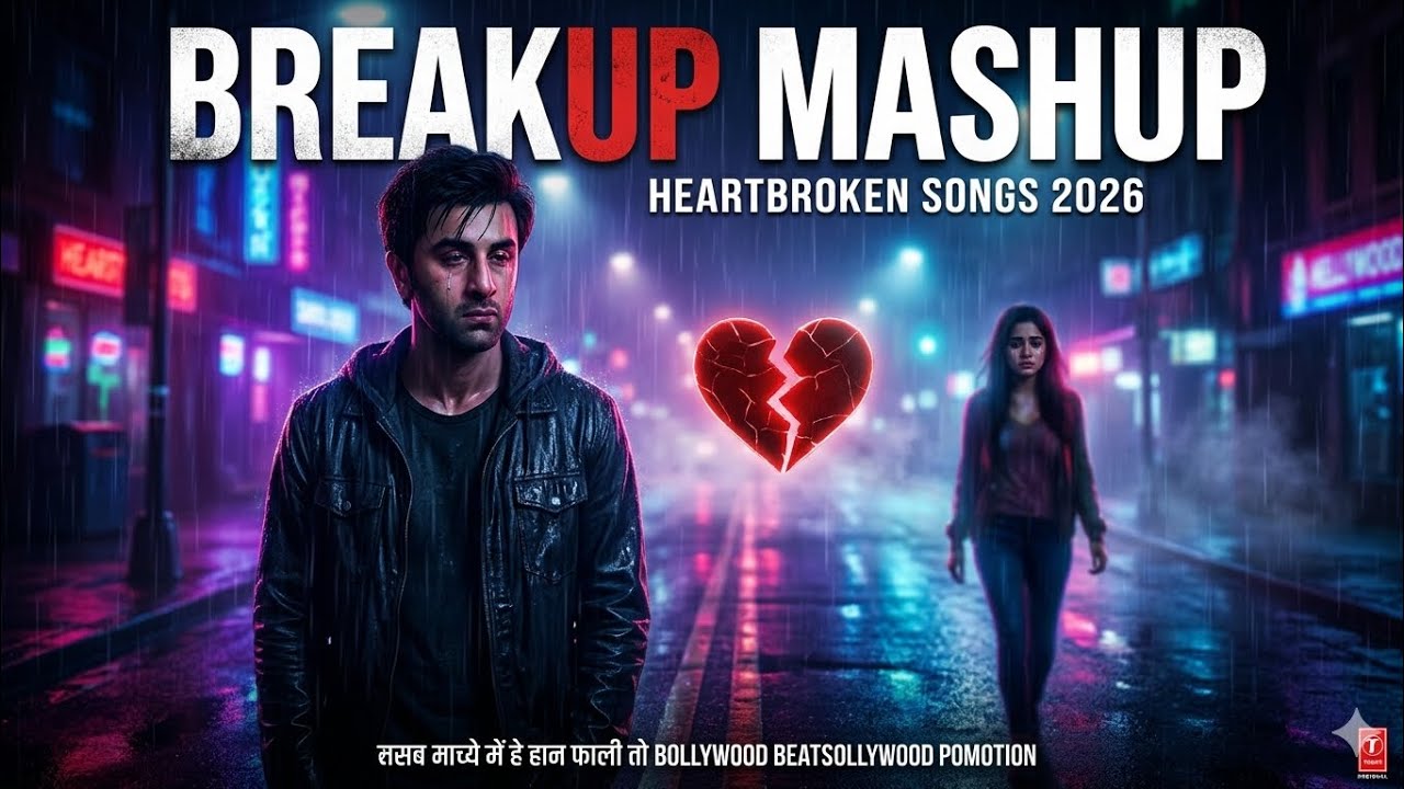 The Break Up MashUp Full Video Song 2026 💔 Best Bollywood Heartbreak Mashup | Sukoon Records