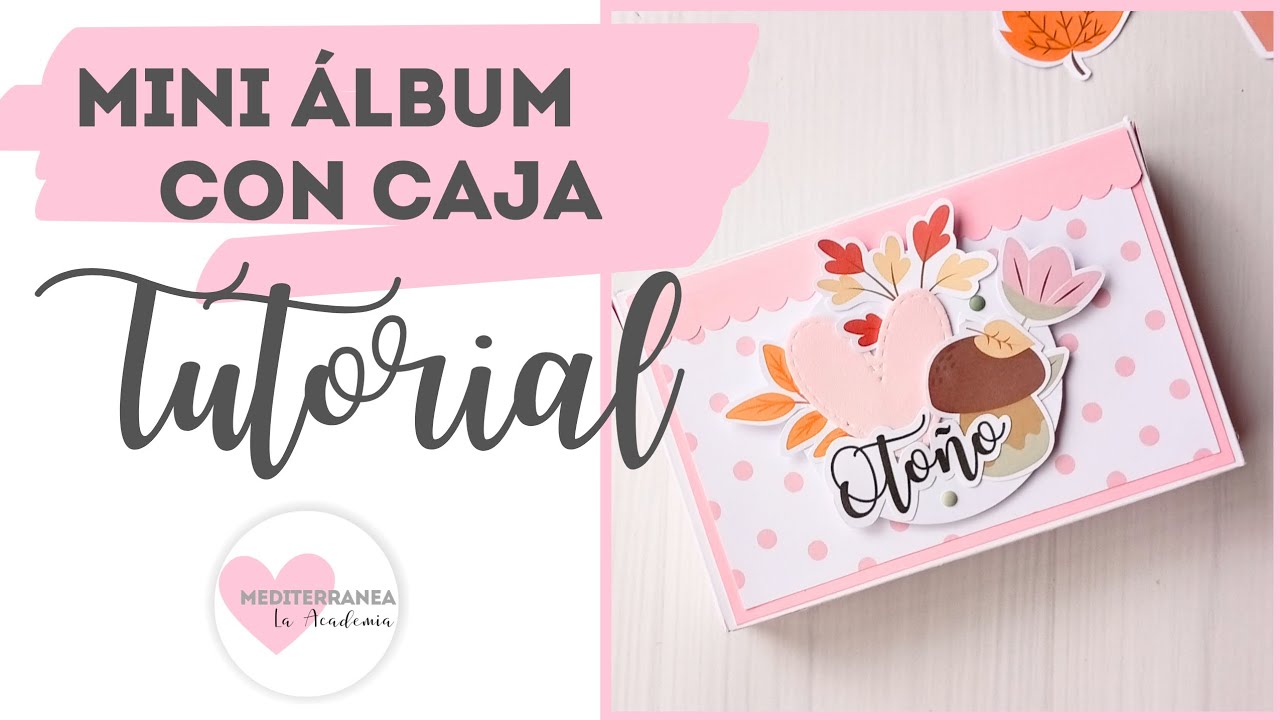 MINI ALBUM CON CAJA. SCRAPBOOKING 