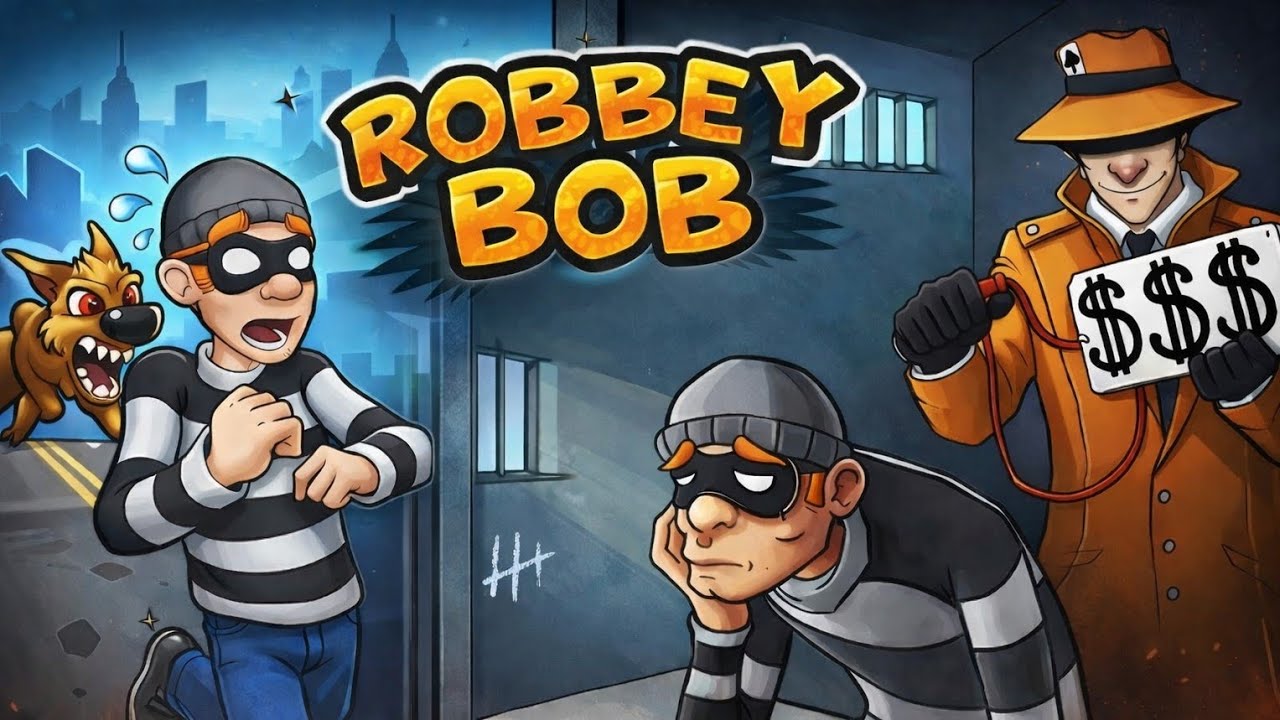 Playing Robbery Bob 😱 Aaj Ham Sabke Ghar Khali Karenge⚡