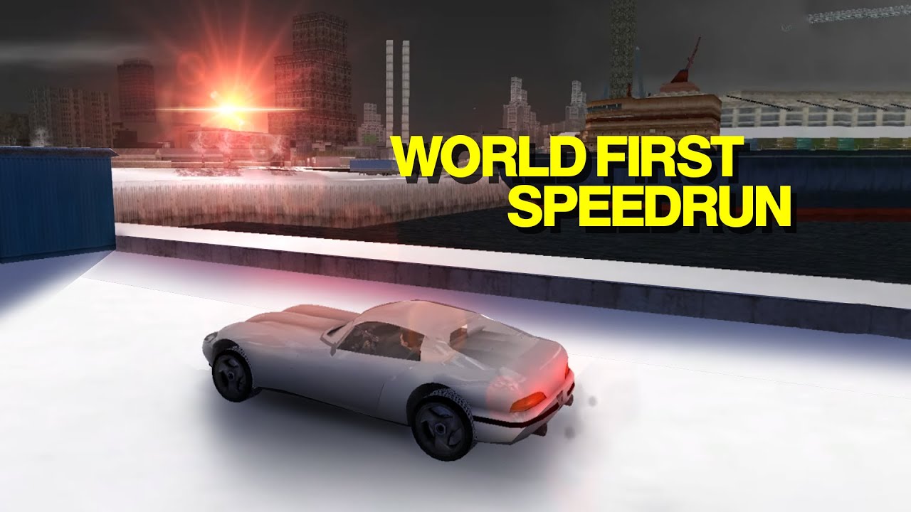 Completing The First Ever GTA: Frosted Winter Speedrun...