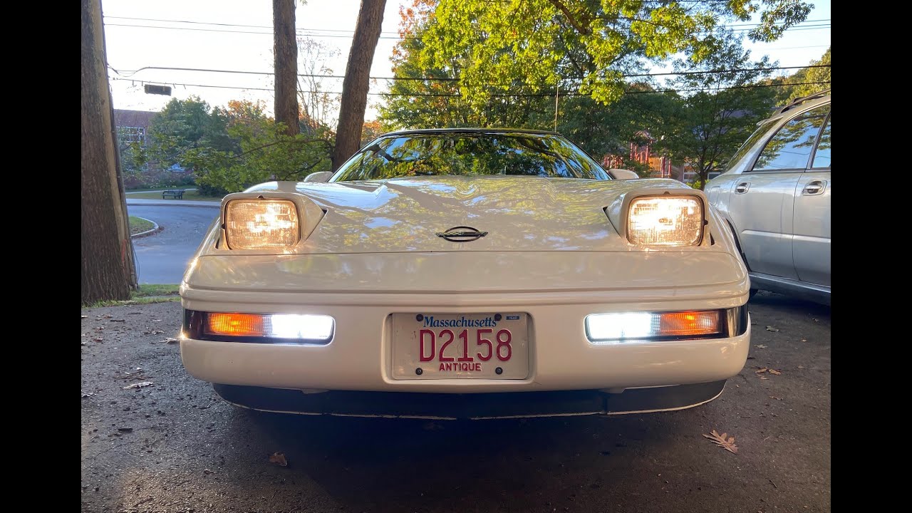 C4 Corvette HID Fog Light Upgrade Kit Installation