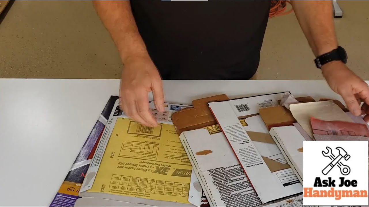 How to Make a Handy DIY Sandpaper Organizer - Ask Joe Handyman