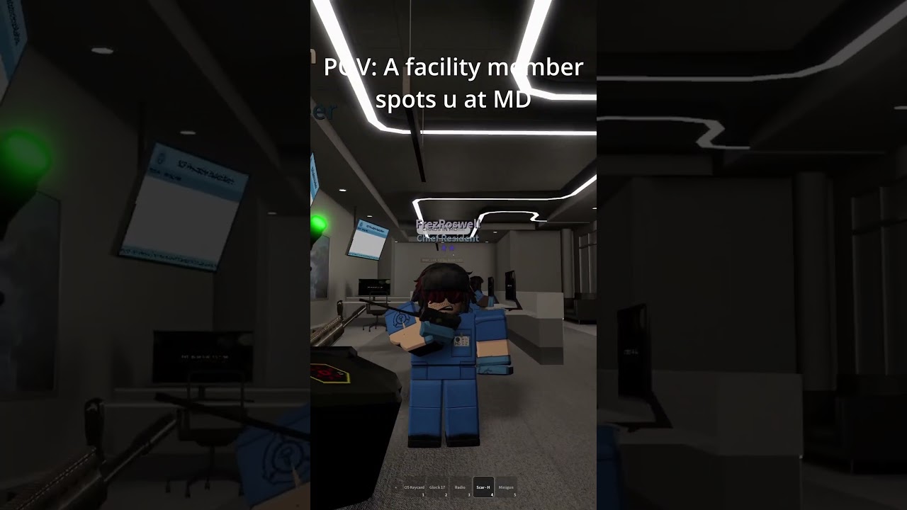 POV: Someone spots u at MD / SCP: Roleplay #scp  #scproleplay #gaming #roblox #scprp #shorts