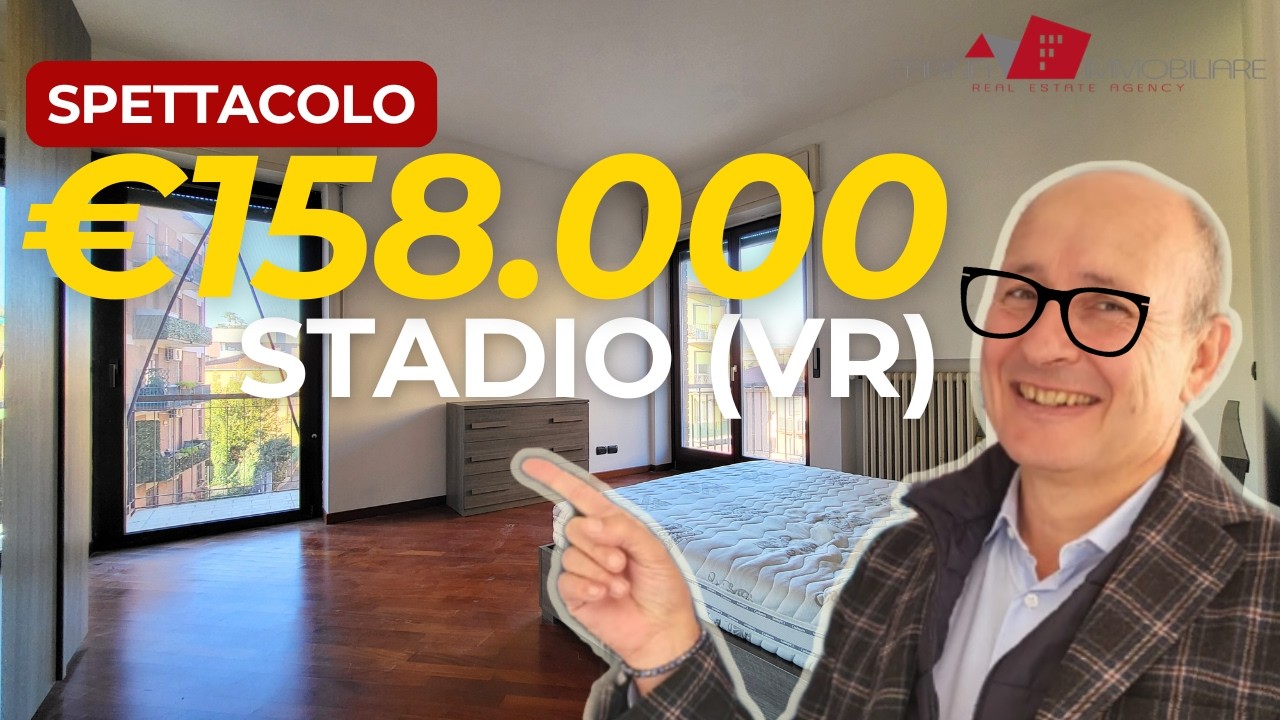 Agenzia Farina Immobiliare: 158.000€ ampio trilocale in zona Stadio, Verona