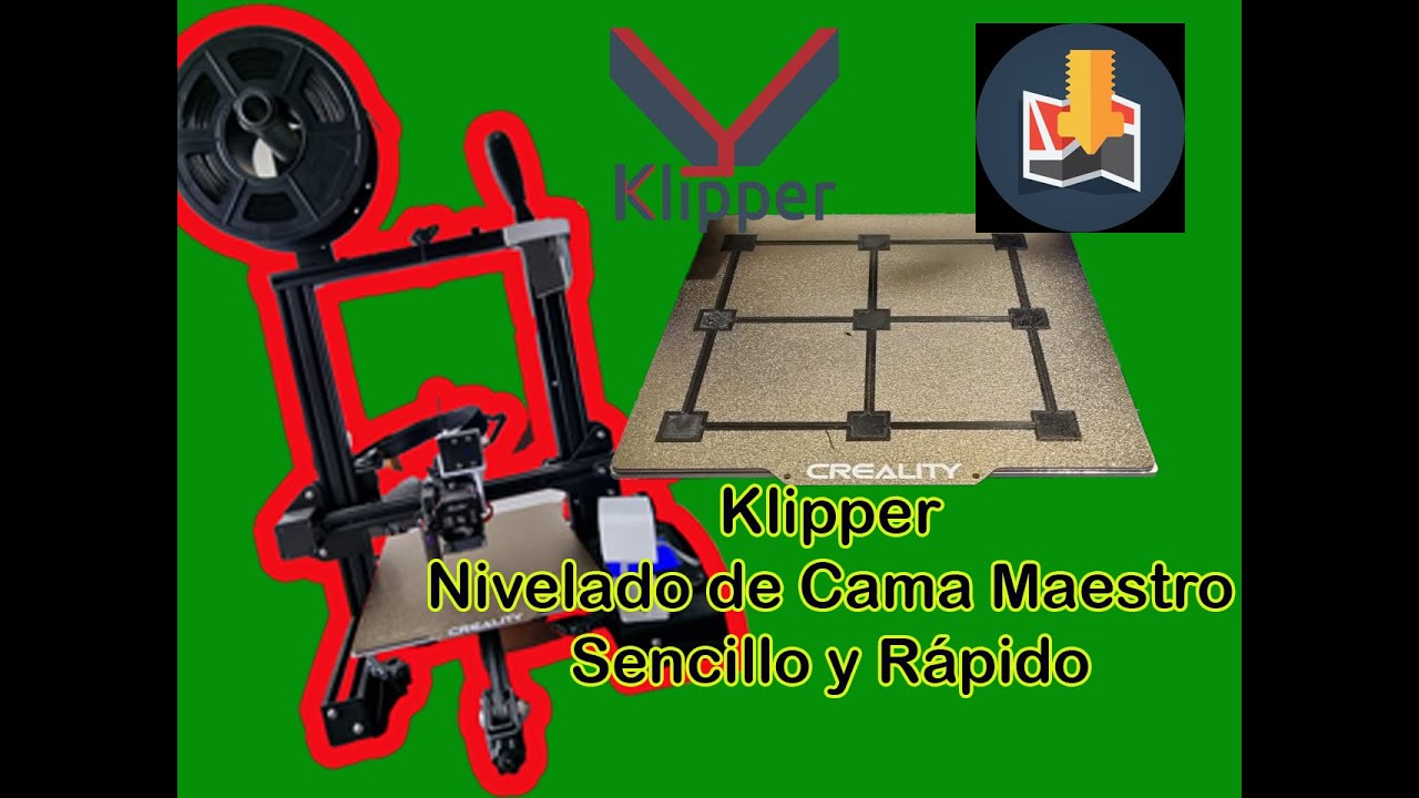 Como nivelar cama de impresión 3D sencillo y de forma correcta, Ender 3, Klipper, Kamp autonivelado.