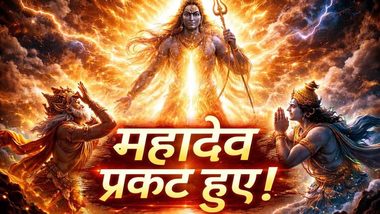 Shiv Puran Episode 3| महादेव का विराट प्रकट होना 🔥अहंकार का अंत है|लिंगोद्भव कथा|#mahadev #शिवpuran 