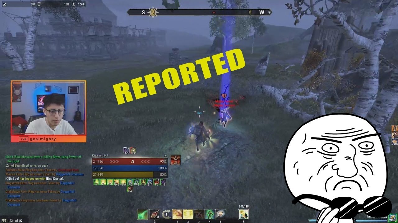 Twitch Streamer gets mad and reports me after being trolled