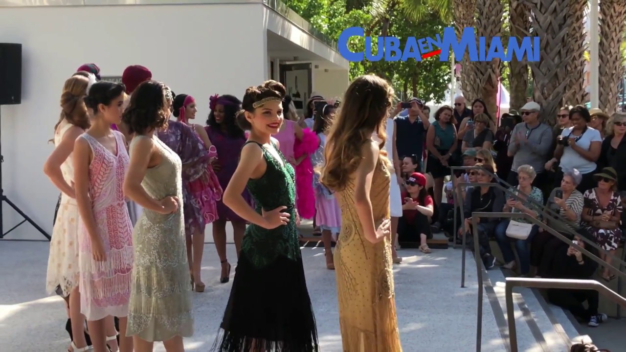 Evento de moda durante Miami Beach Artdeco Weekend 2018