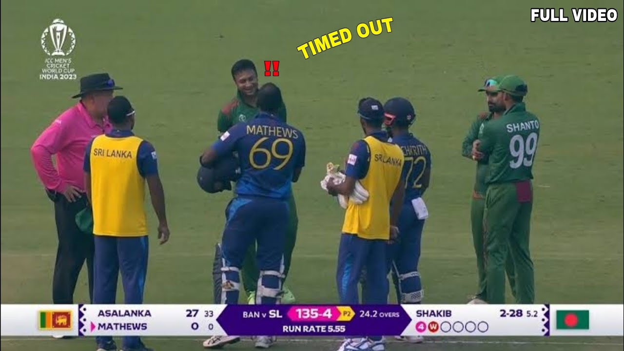 Top 10 Funny😂 Dismissals in Cricket Ever || Angelo Mathews Timed Out
