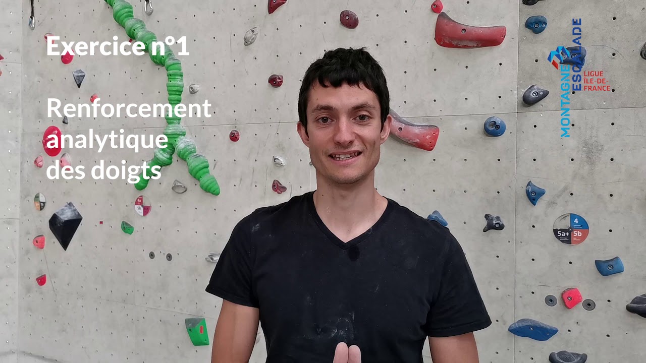 Ep1 - Entrainement Escalade LIF FFME - Renforcement des doigts (grimpeur confirmé)