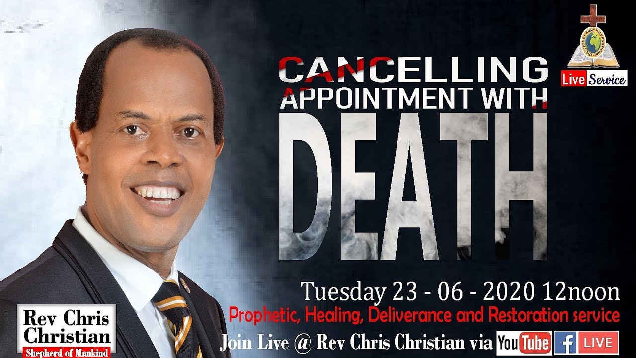 CANCELLING APPOINTMENT WITH DEATH REV CHRIS CHRISTIAN