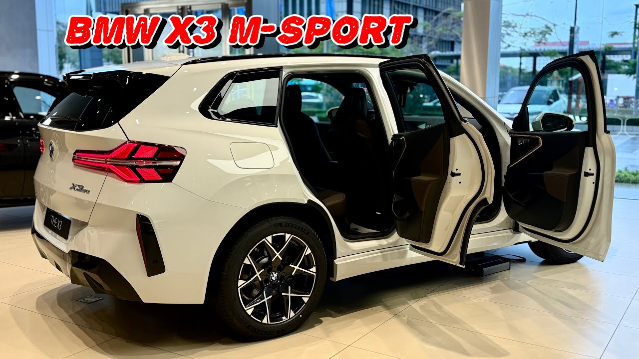 New BMW X3 M-Sport (2025) - Ultra Luxury Crossover | White | Exterior and Interior 