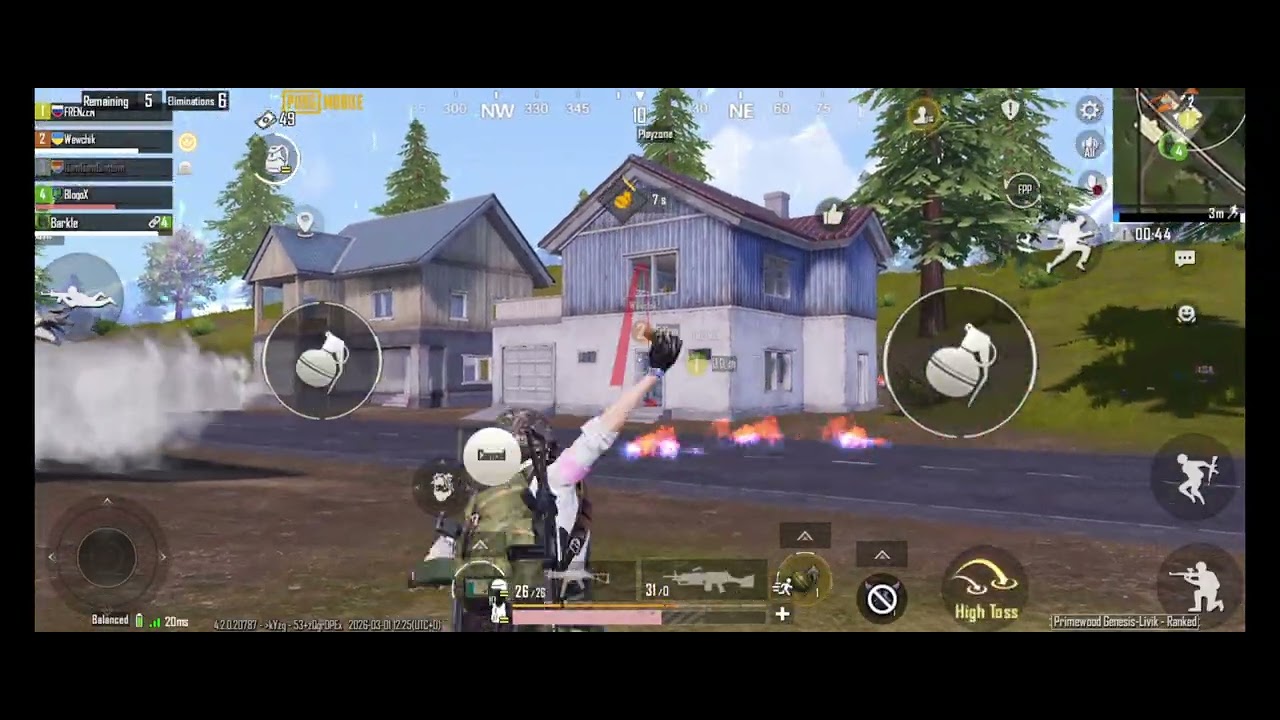 PUBG MOBILE TRYHARD GAMEPLAY FUNTAGE