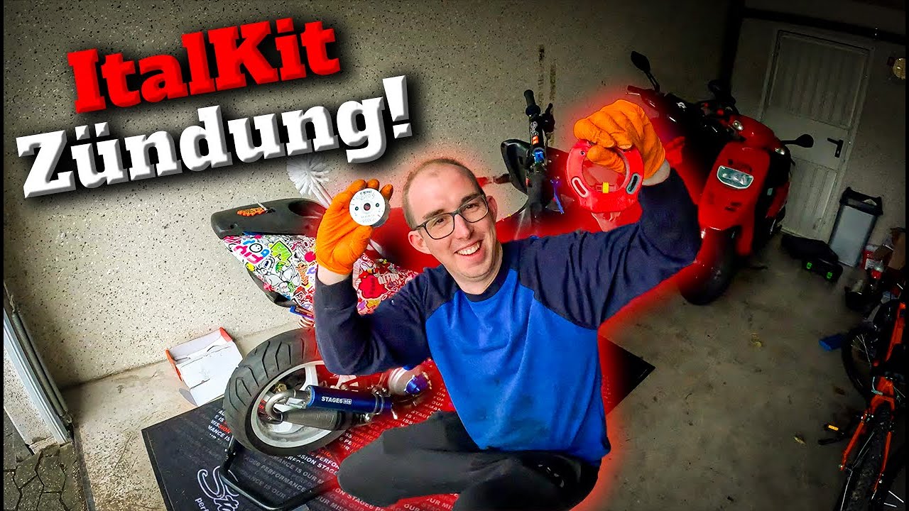 Harrys ERSTE Innenrotorzündung! Yamaha Aerox 70ccm Streetrace | @LuisBrygala