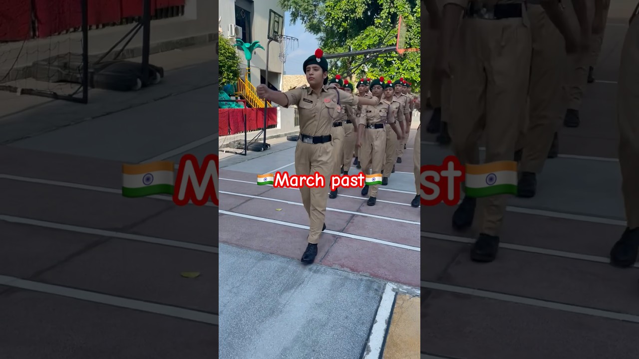 Ncc cadets prade marching practice 🇮🇳🫡 #ncc #trending #drill #shortvideo #shortsfeed #shorts
