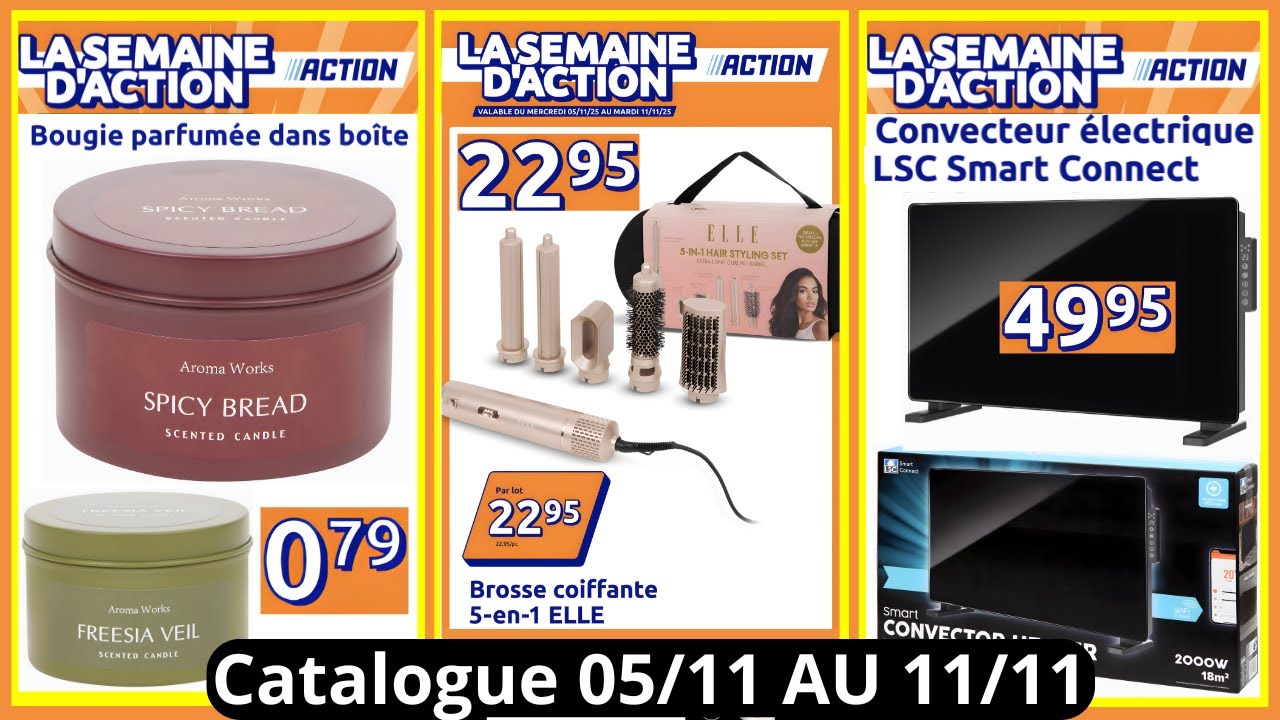 ACTION Catalogue De La Semaine Du 05/11 AU 11/11/25 ACTION France Arrivage De La Semaine